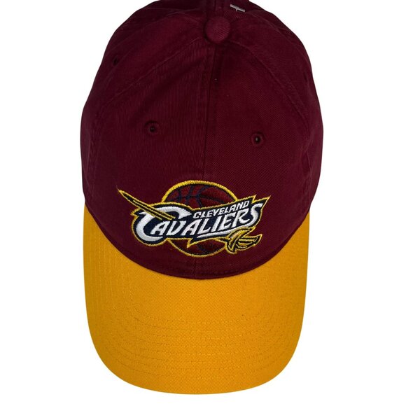 Cleveland Cavaliers Hat NBA Adjustable Snapback Cap Red Yellow OS New - Picture 3 of 11